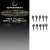 Vijak s prstenom Gardner Flexi Bait Screws 10kom