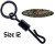 Vrtilica Gardner Covert Flexi Ring Kwik Lok