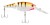 Wobler Berkley Flicker Shad Jointed 7cm 8,5gr Sunset Perca