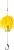Wobler Black Cat Real Worm Teaser 160g Yellow Evo
