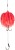 Wobler Black Cat Real Worm Teaser 80g Red