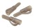 Završeci Tandem Baits FC Safety Lead Clip s iglom 10 komada Gravel