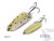 Žlica Delphin STEPZ StripSCALE 10gr Trouty