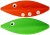 Žlica Westin Twister 4,2cm 4g Green/Orange
